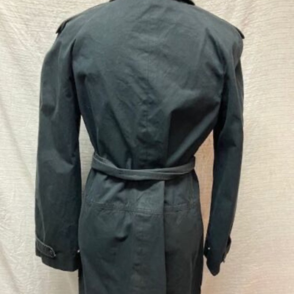 Stella McCartney Black Trench Coat sz 42 M - Picture 4 of 7